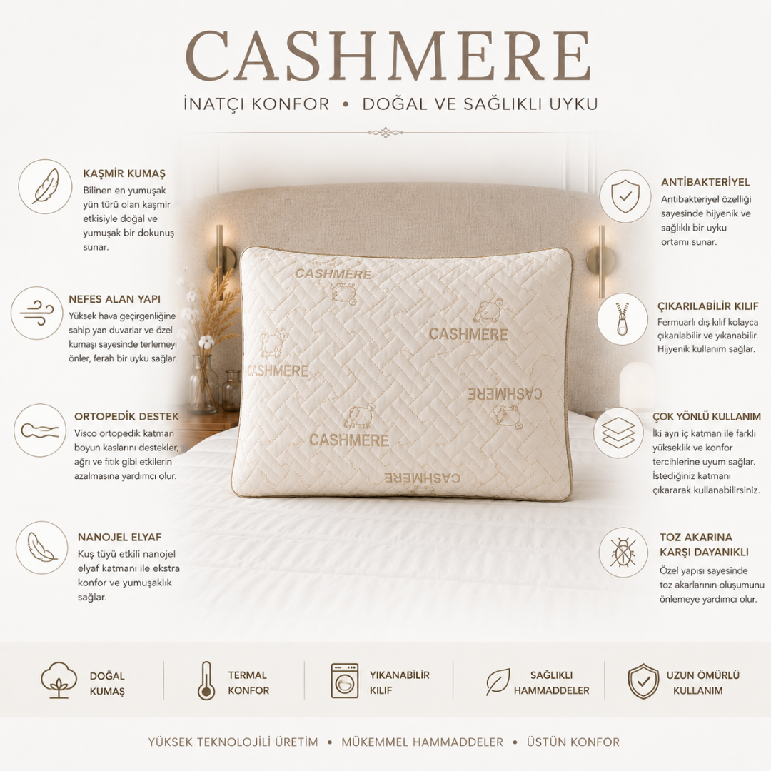 Cashmere Sihirli Yastık