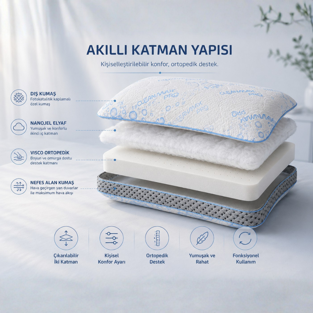 Clean Max Sihirli Yastık