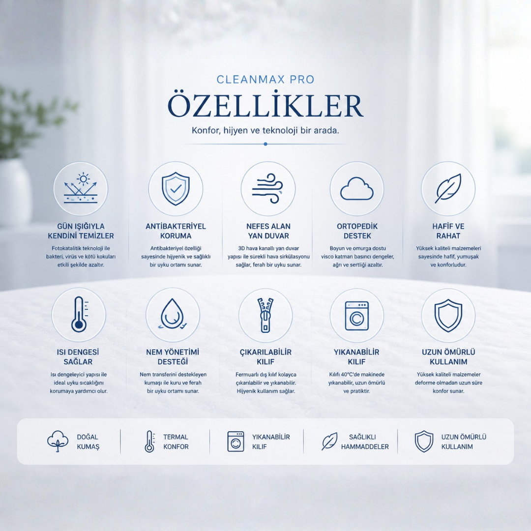 Clean Max Sihirli Yastık