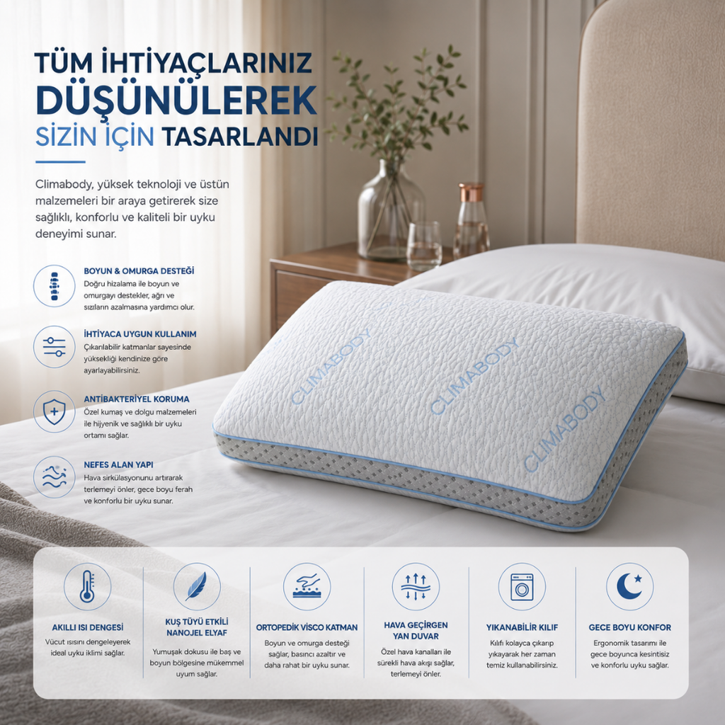 Clima Body Sihirli Yastık