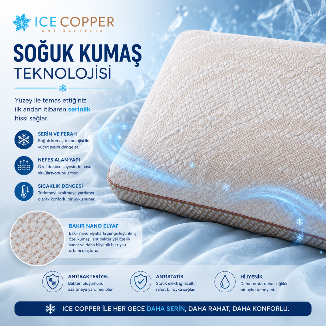 Ice Copper Sihirli Yastık