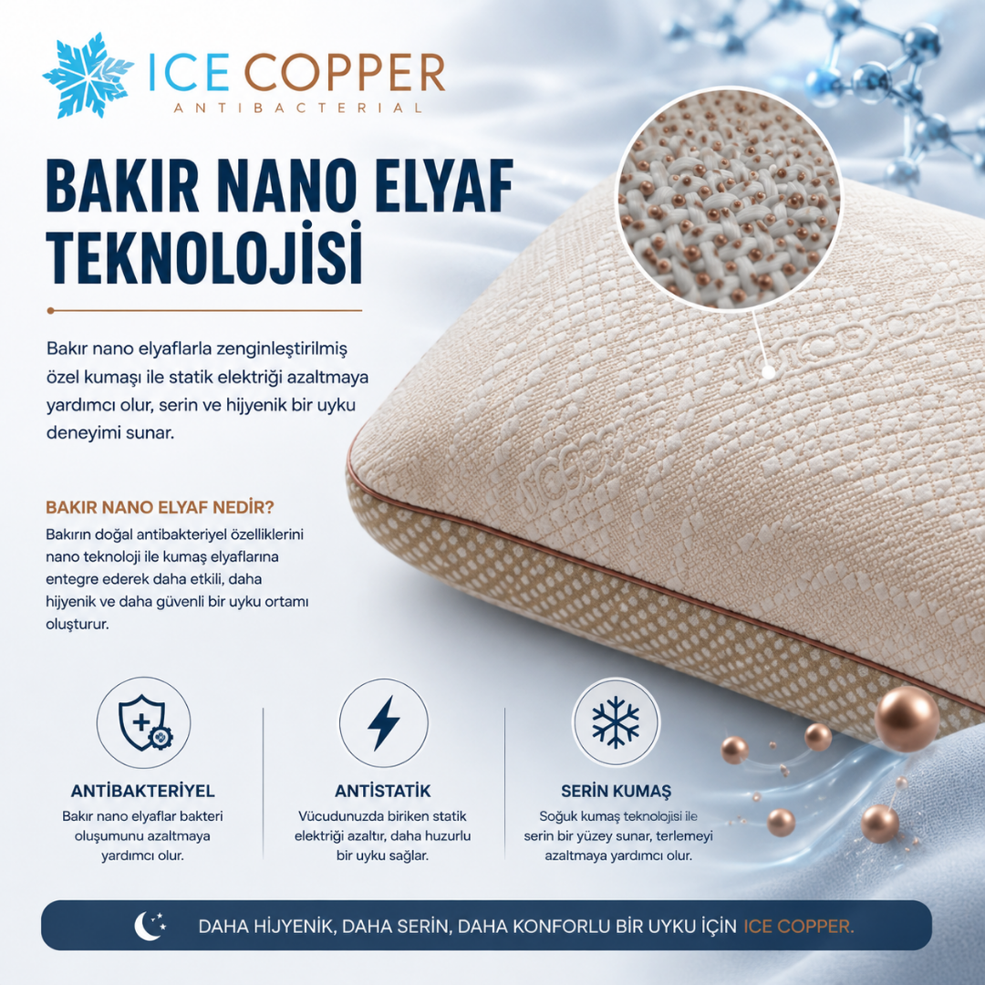 Ice Copper Sihirli Yastık