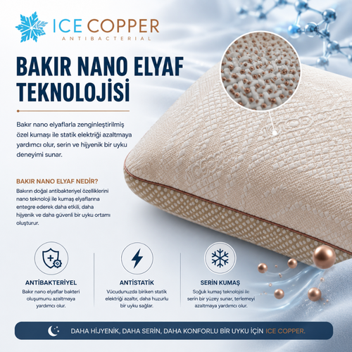 Ice Copper Sihirli Yastık