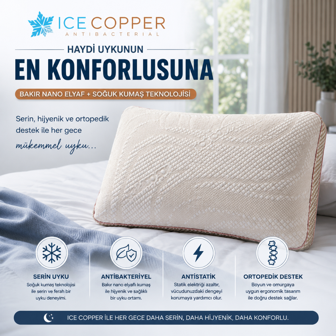 Ice Copper Sihirli Yastık