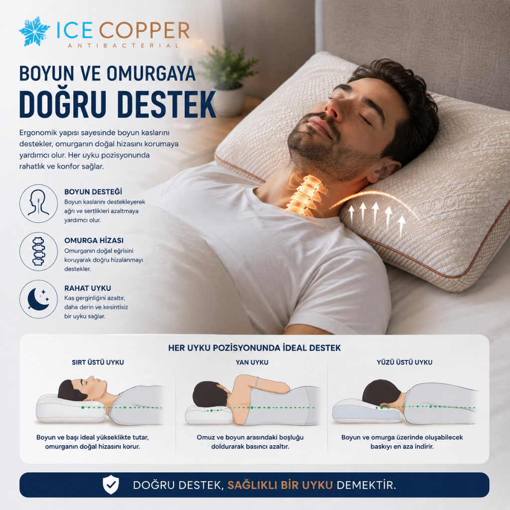 Ice Copper Sihirli Yastık