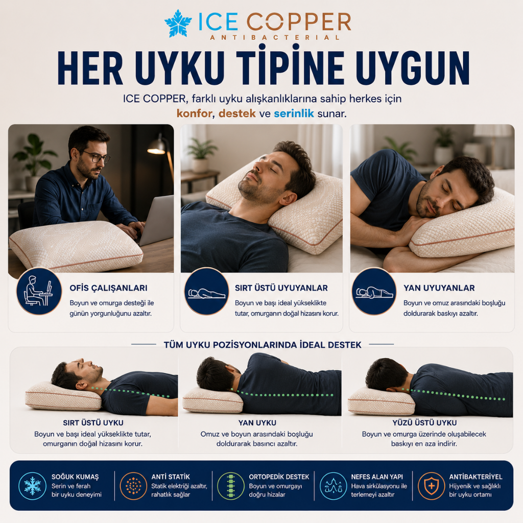 Ice Copper Sihirli Yastık
