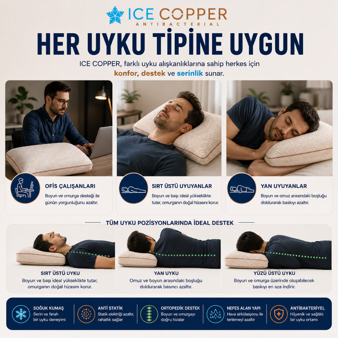 Ice Copper Sihirli Yastık