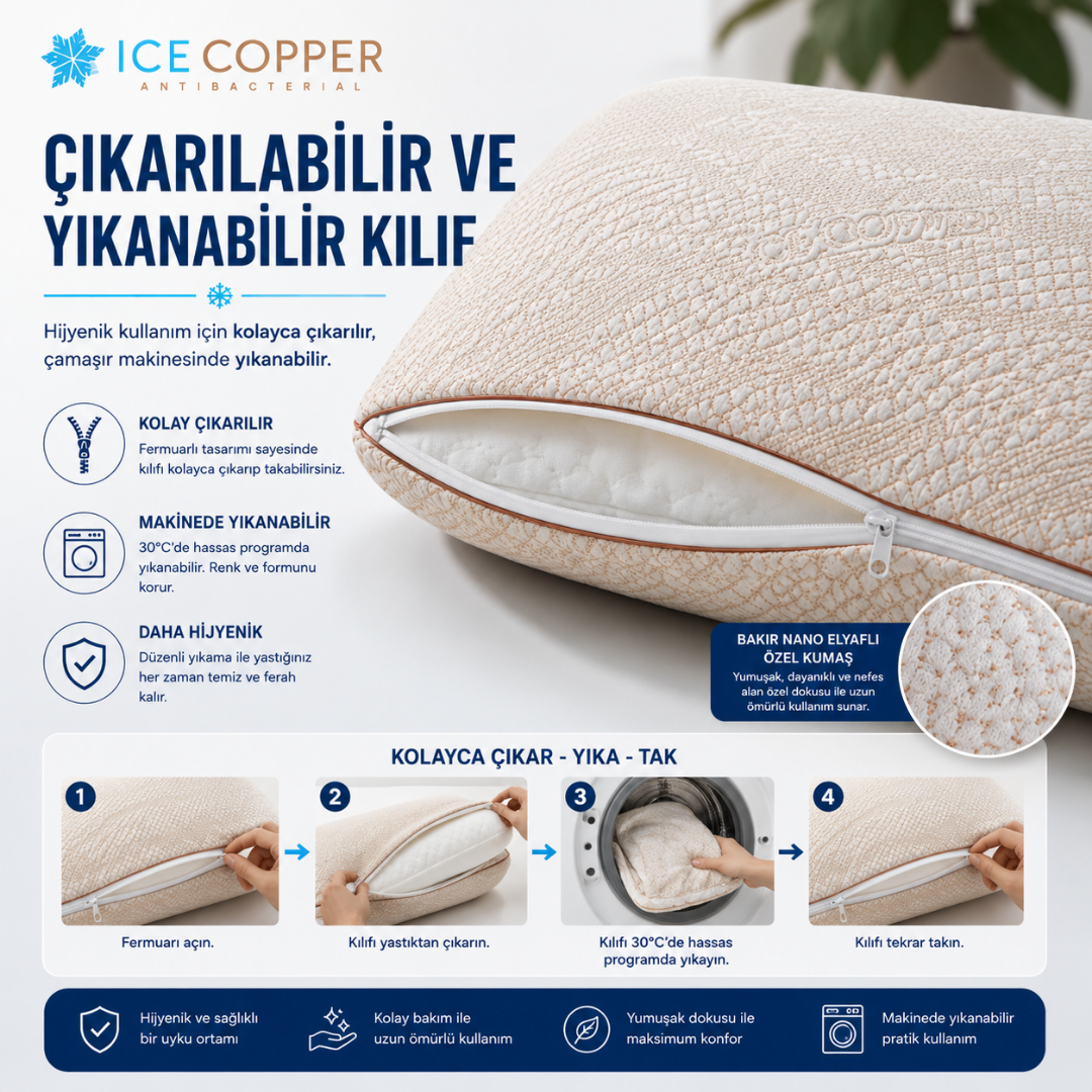 Ice Copper Sihirli Yastık