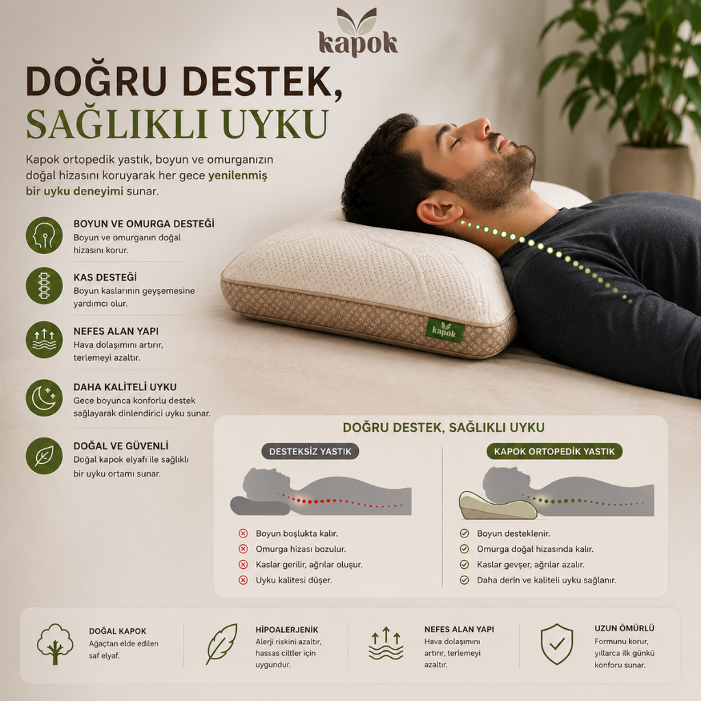 Kapok Sihirli Yastık