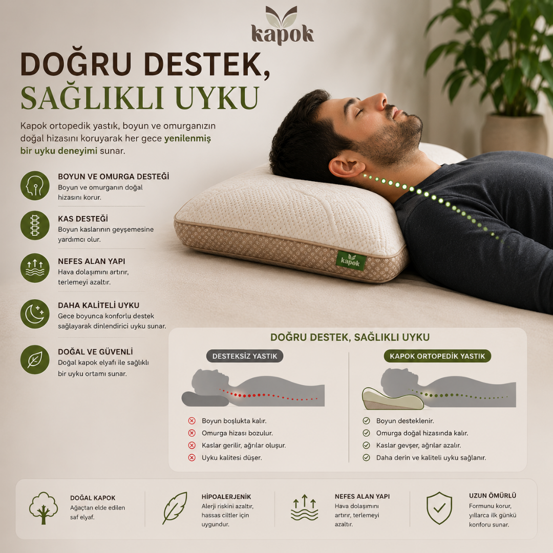 Kapok Sihirli Yastık