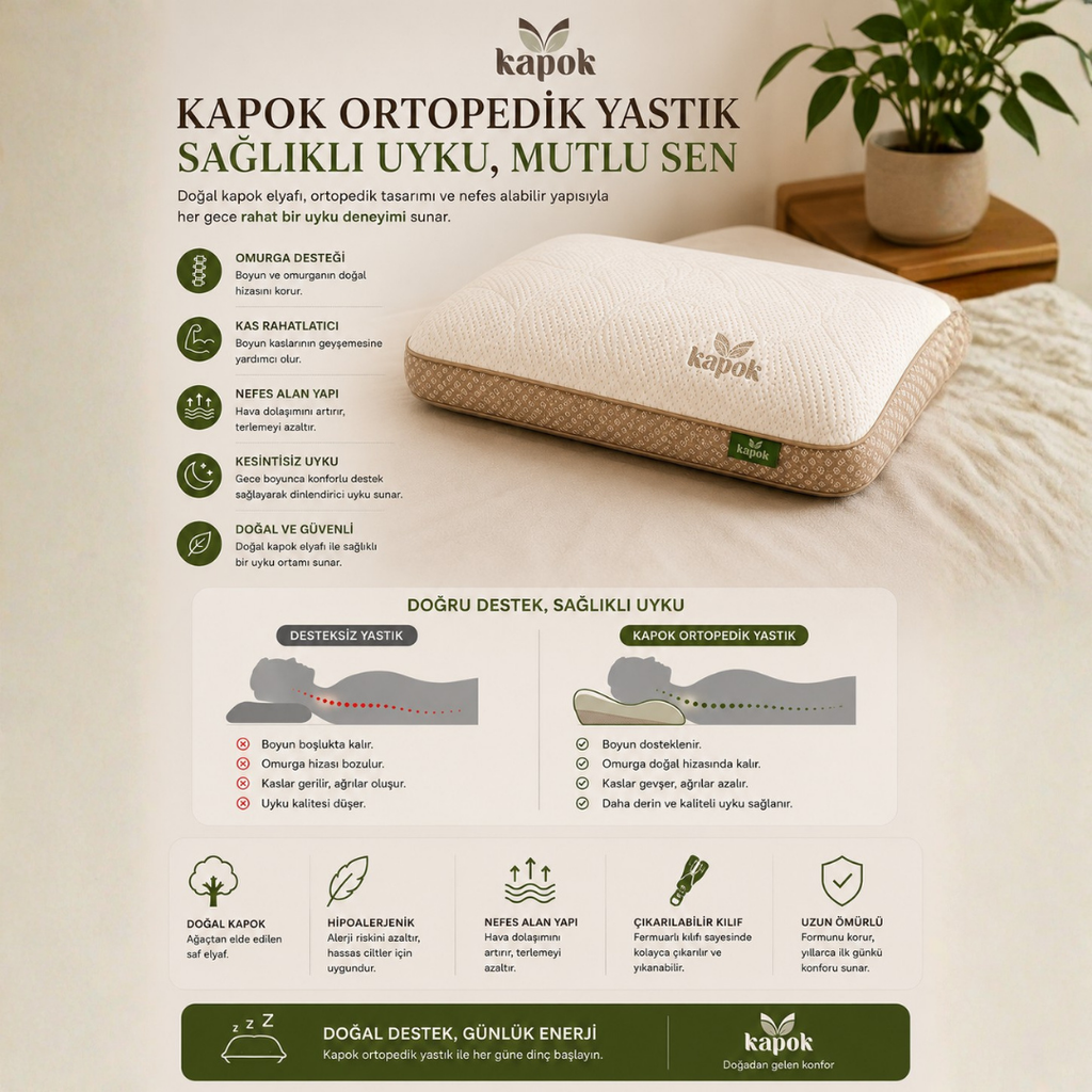 Kapok Sihirli Yastık
