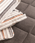 Sherpa Antrasit Çift Kişilik Lastikli Çarşaflı Comforter Uyku Seti