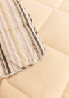 Sherpa Krem Çift Kişilik Lastikli Çarşaflı Comforter Uyku Seti