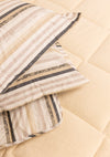 Sherpa Krem Çift Kişilik Lastikli Çarşaflı Comforter Uyku Seti