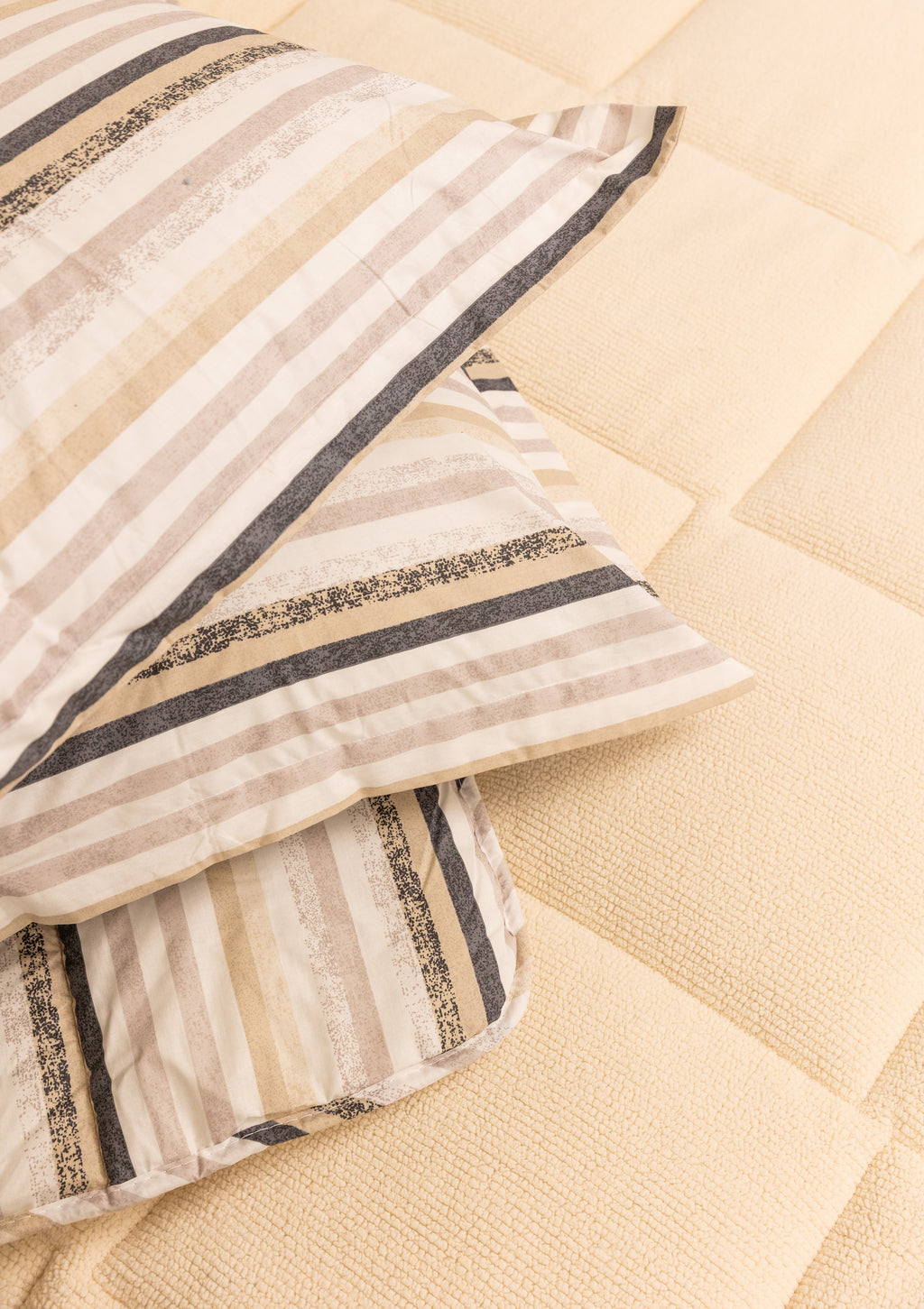 Sherpa Krem Çift Kişilik Lastikli Çarşaflı Comforter Uyku Seti