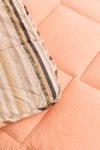 Sherpa Pudra Çift Kişilik Lastikli Çarşaflı Comforter Uyku Seti