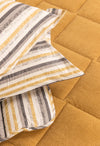 Sherpa Turuncu Çift Kişilik Lastikli Çarşaflı Comforter Uyku Seti