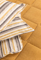 Sherpa Turuncu Çift Kişilik Lastikli Çarşaflı Comforter Uyku Seti